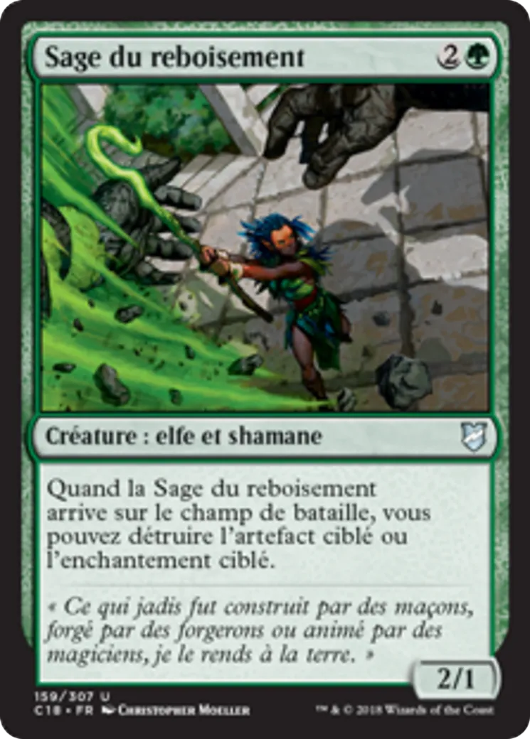 Sage du reboisement — Commander 2018 — Magic: The Gathering
