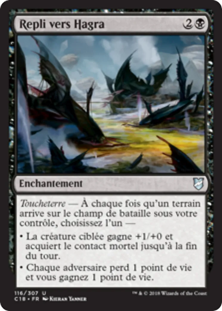Repli vers Hagra — Commander 2018 — Magic: The Gathering