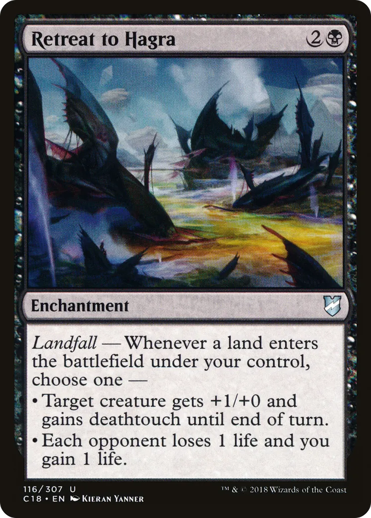 Retreat to Hagra — Commander 2018 — Magic: The Gathering
