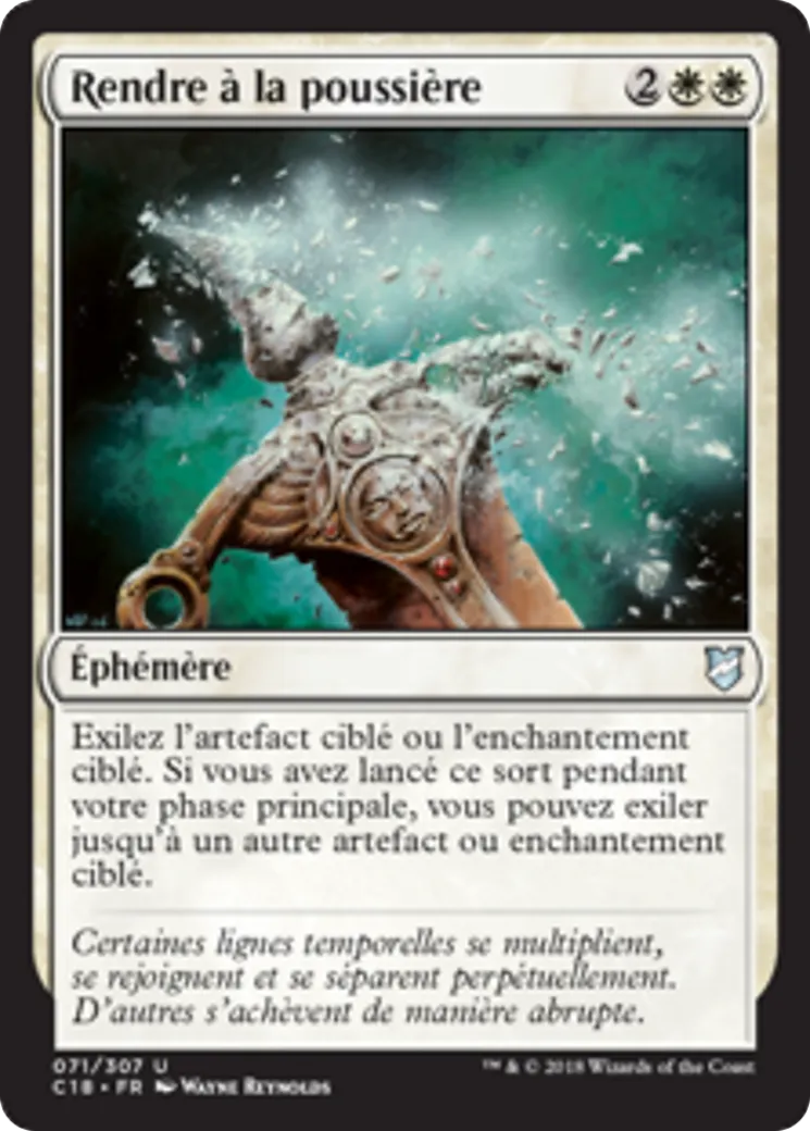 Rendre à la poussière from Commander 2018 - Magic: The Gathering