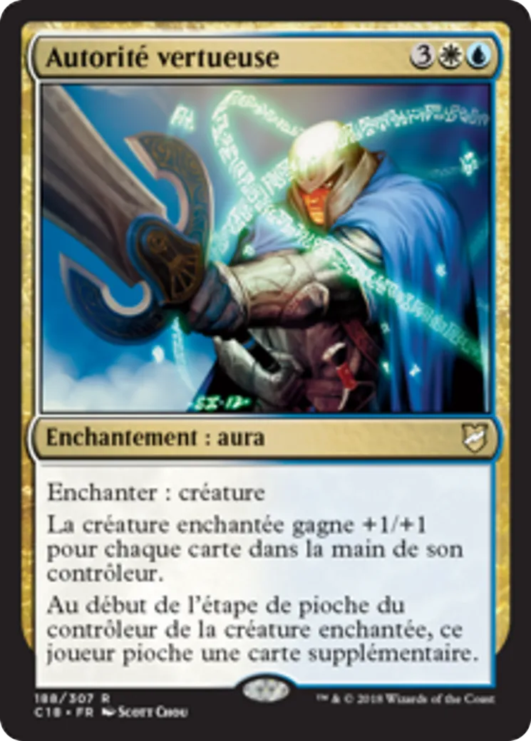 Autorité vertueuse — Commander 2018 — Magic: The Gathering