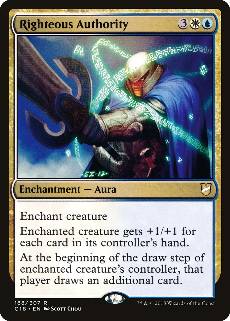 Righteous Authority — Commander 2018 — Magic: The Gathering