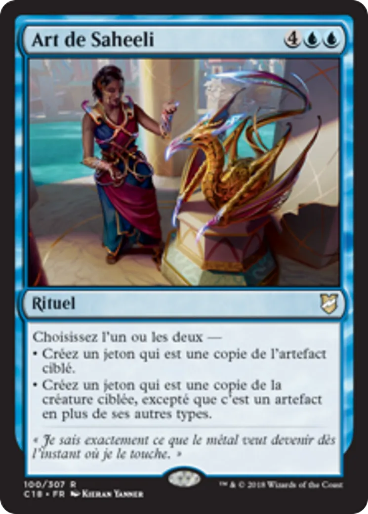 Art de Saheeli — Commander 2018 — Magic: The Gathering