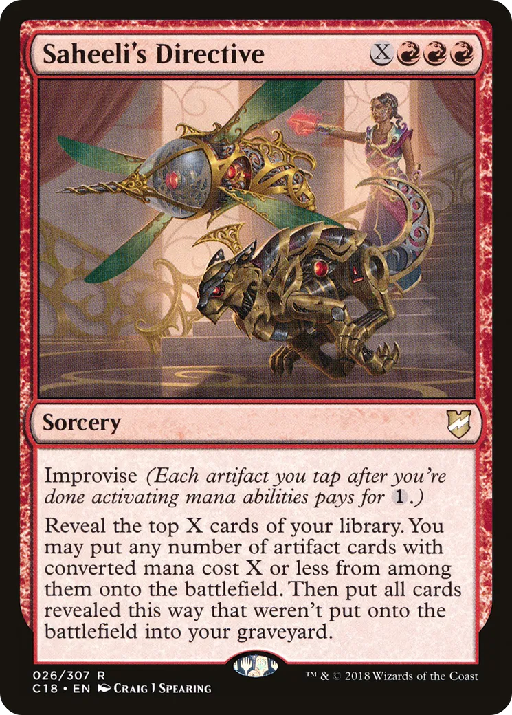 Saheeli's Directive — Commander 2018 — Magic: The Gathering