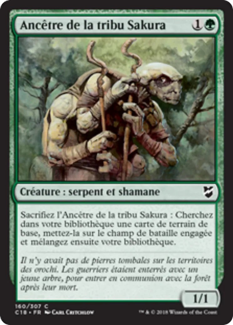 Ancêtre de la tribu Sakura from Commander 2018 - Magic: The Gathering