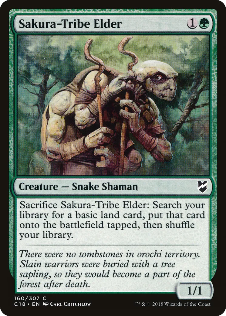Ancêtre de la tribu Sakura — Commander 2018 — Magic: The Gathering