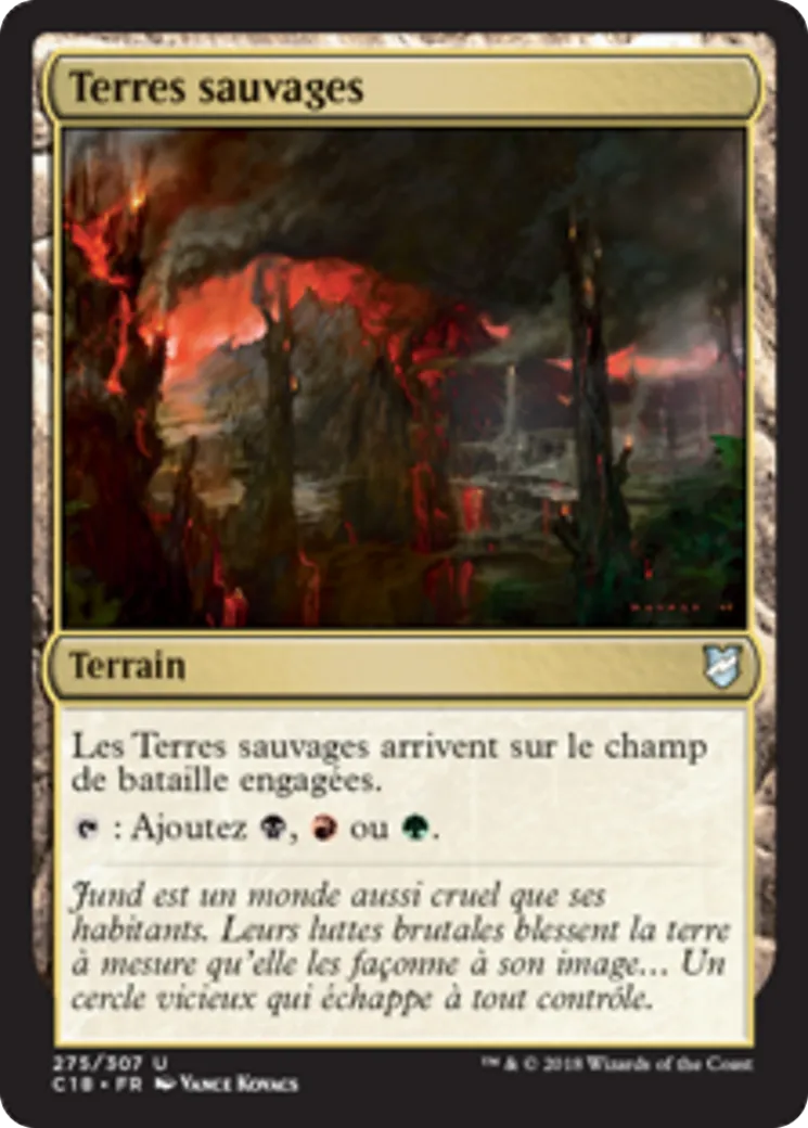 Terres sauvages — Commander 2018 — Magic: The Gathering