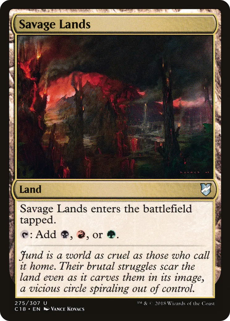 Terres sauvages — Commander 2018 — Magic: The Gathering