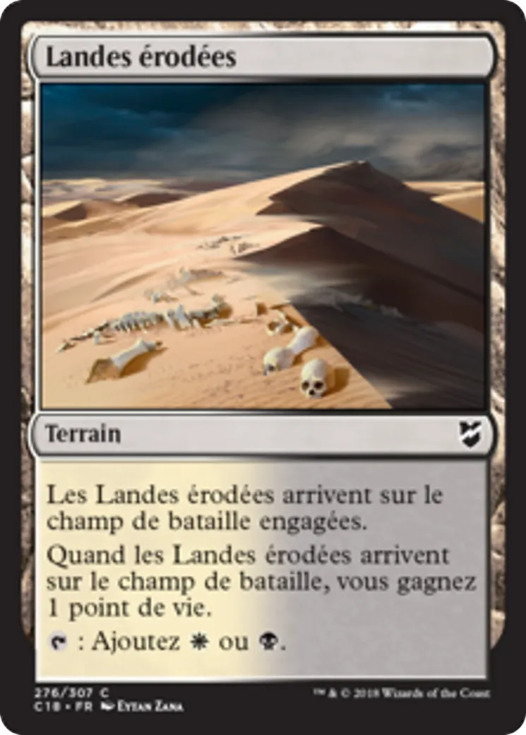 Landes érodées — Commander 2018 — Magic: The Gathering