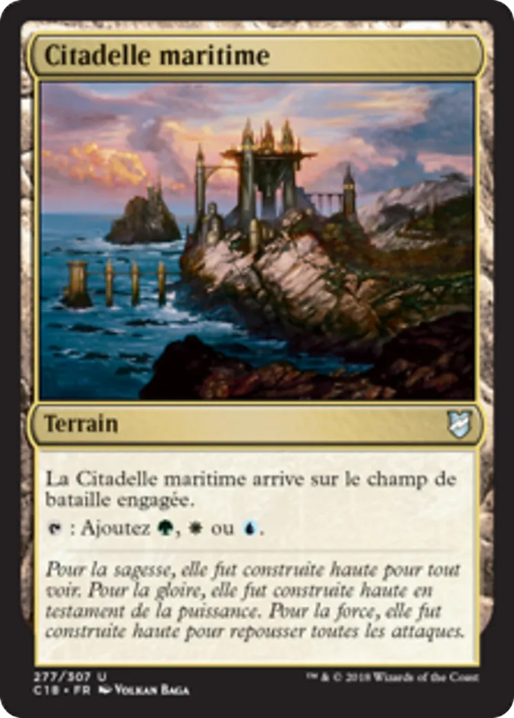 Citadelle maritime — Commander 2018 — Magic: The Gathering