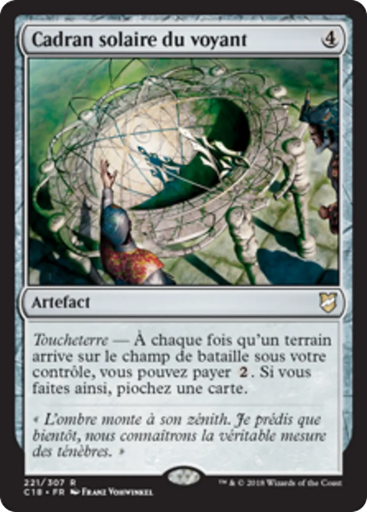Cadran solaire du voyant — Commander 2018 — Magic: The Gathering