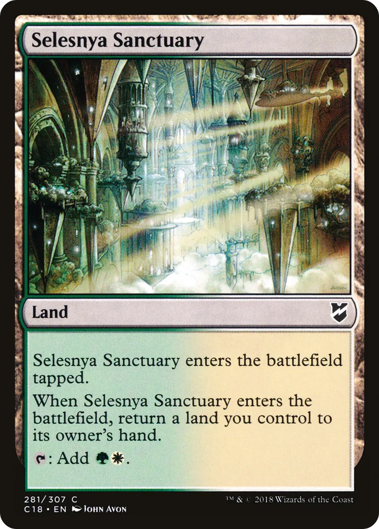 Selesnya Sanctuary — Commander 2018 — Magic: The Gathering
