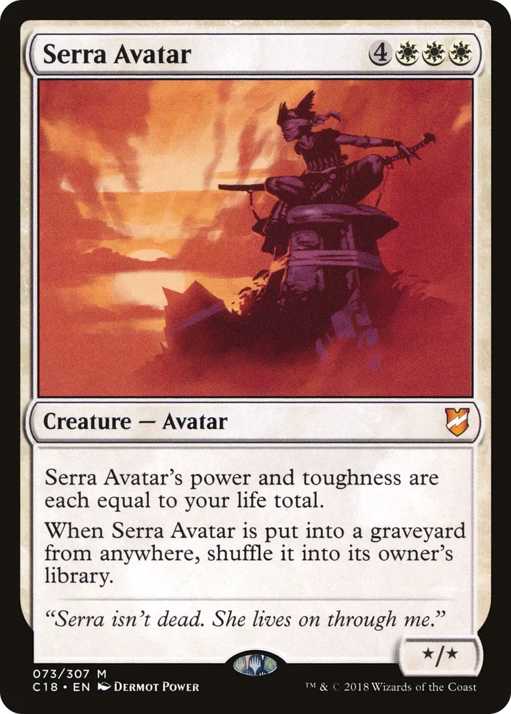 Avatar de Serra — Commander 2018 — Magic: The Gathering