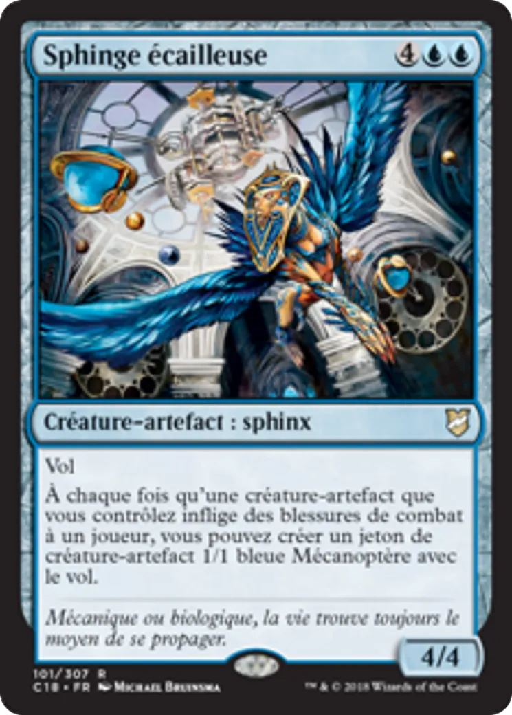 Sphinge écailleuse — Commander 2018 — Magic: The Gathering
