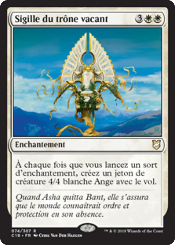 Sigille du trône vacant — Commander 2018 — Magic: The Gathering