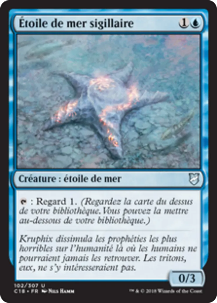 Étoile de mer sigillaire from Commander 2018 - Magic: The Gathering