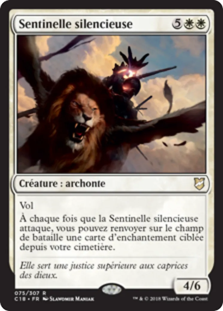 Sentinelle silencieuse — Commander 2018 — Magic: The Gathering