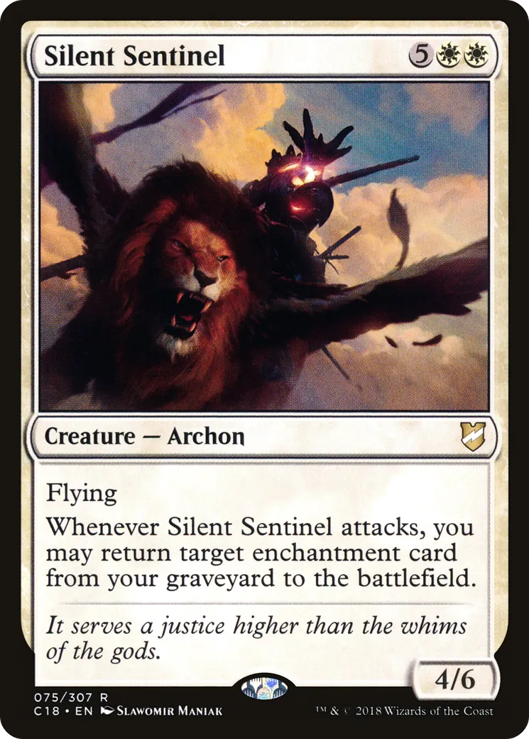 Silent Sentinel — Commander 2018 — Magic: The Gathering