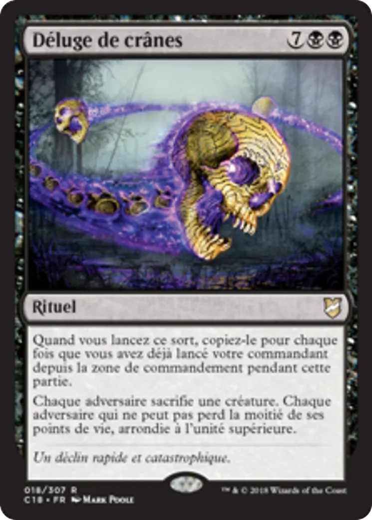 Déluge de crânes — Commander 2018 — Magic: The Gathering