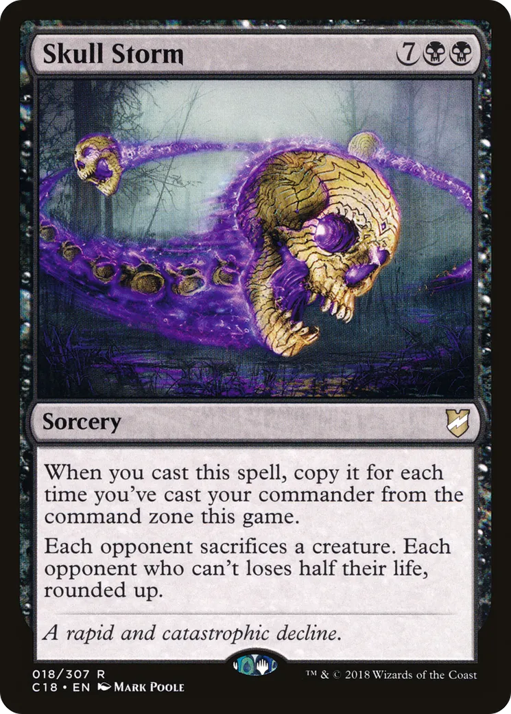 Skull Storm — Commander 2018 — Magic: The Gathering