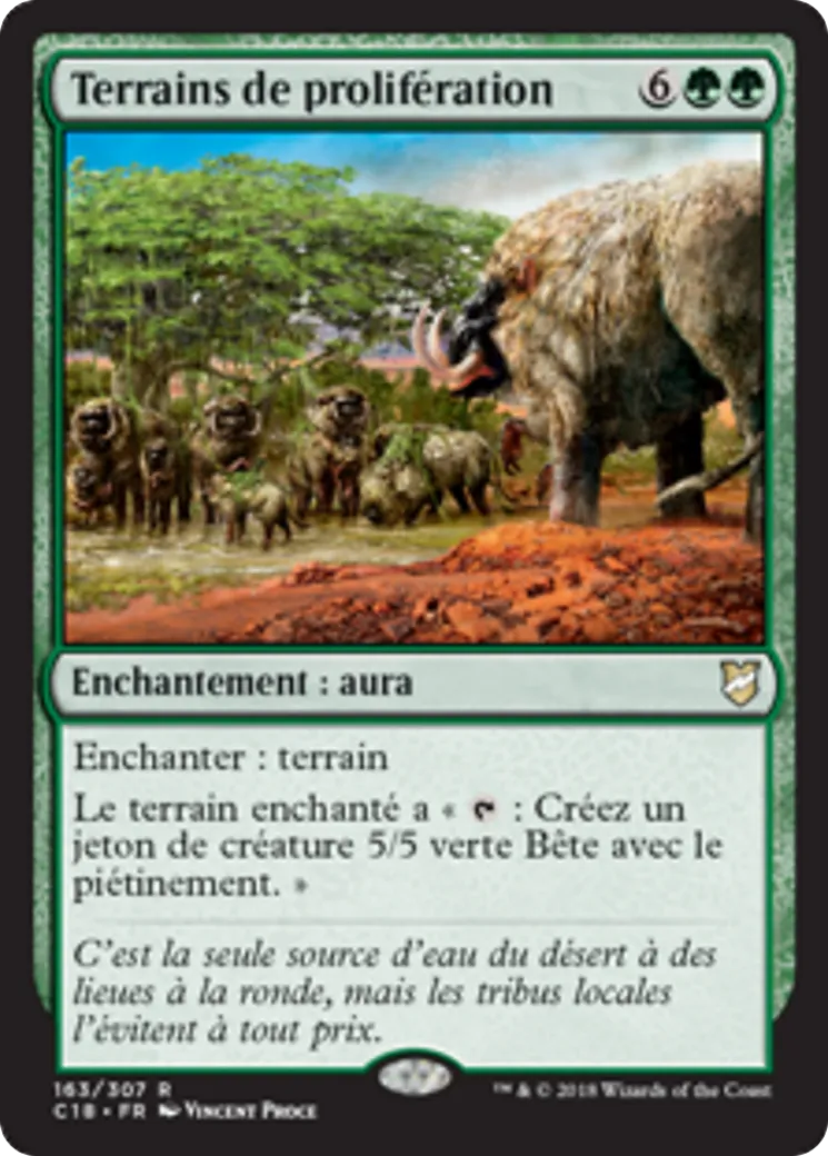 Terrains de prolifération from Commander 2018 - Magic: The Gathering