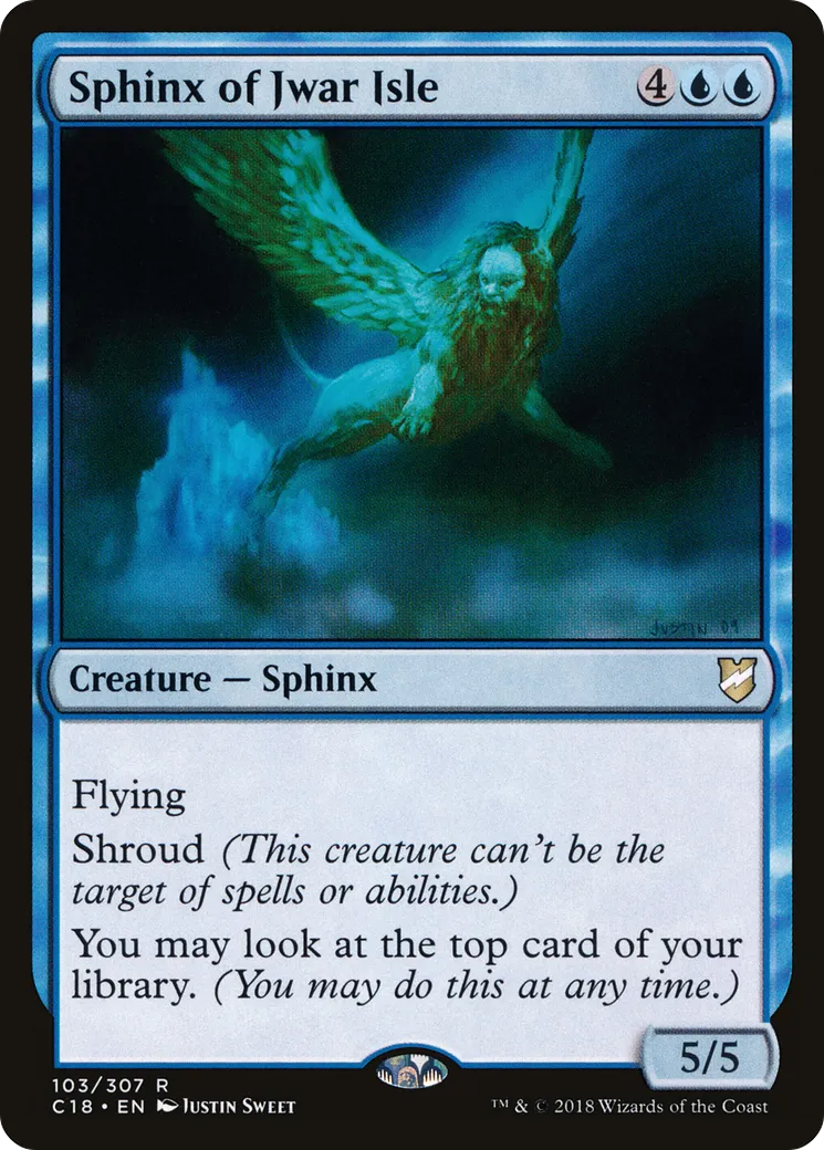 Sphinx de l'île de Jwar — Commander 2018 — Magic: The Gathering