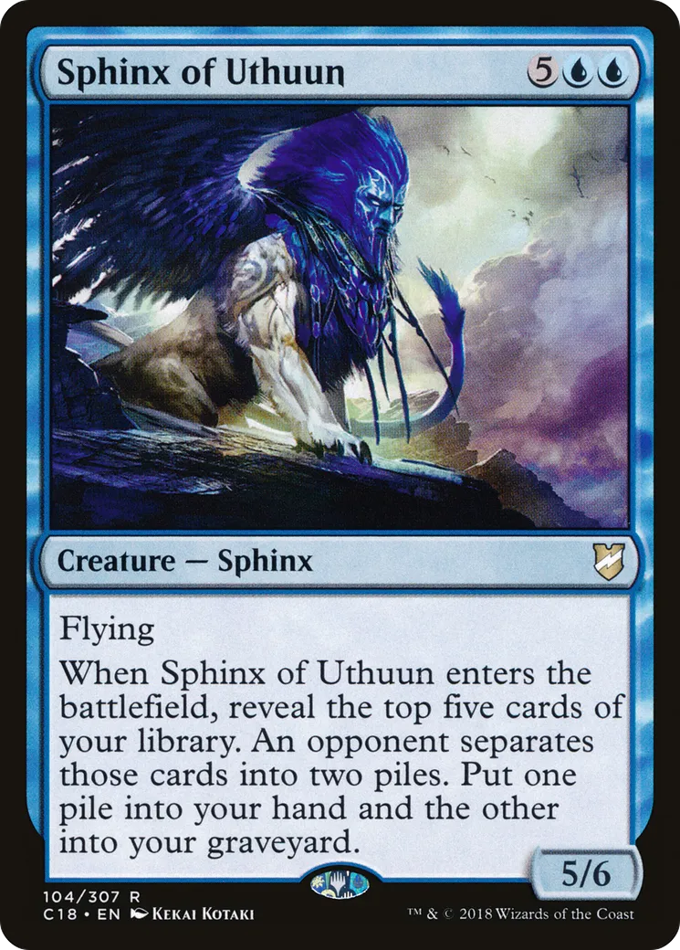 Sphinx d'Uthuün — Commander 2018 — Magic: The Gathering
