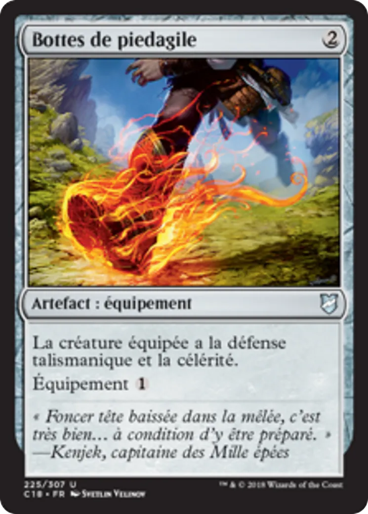 Bottes de piedagile from Commander 2018 - Magic: The Gathering
