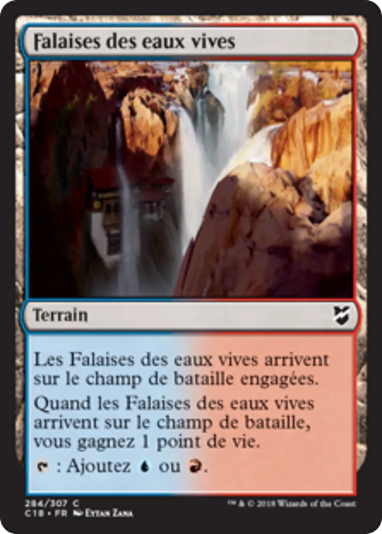 Falaises des eaux vives — Commander 2018 — Magic: The Gathering