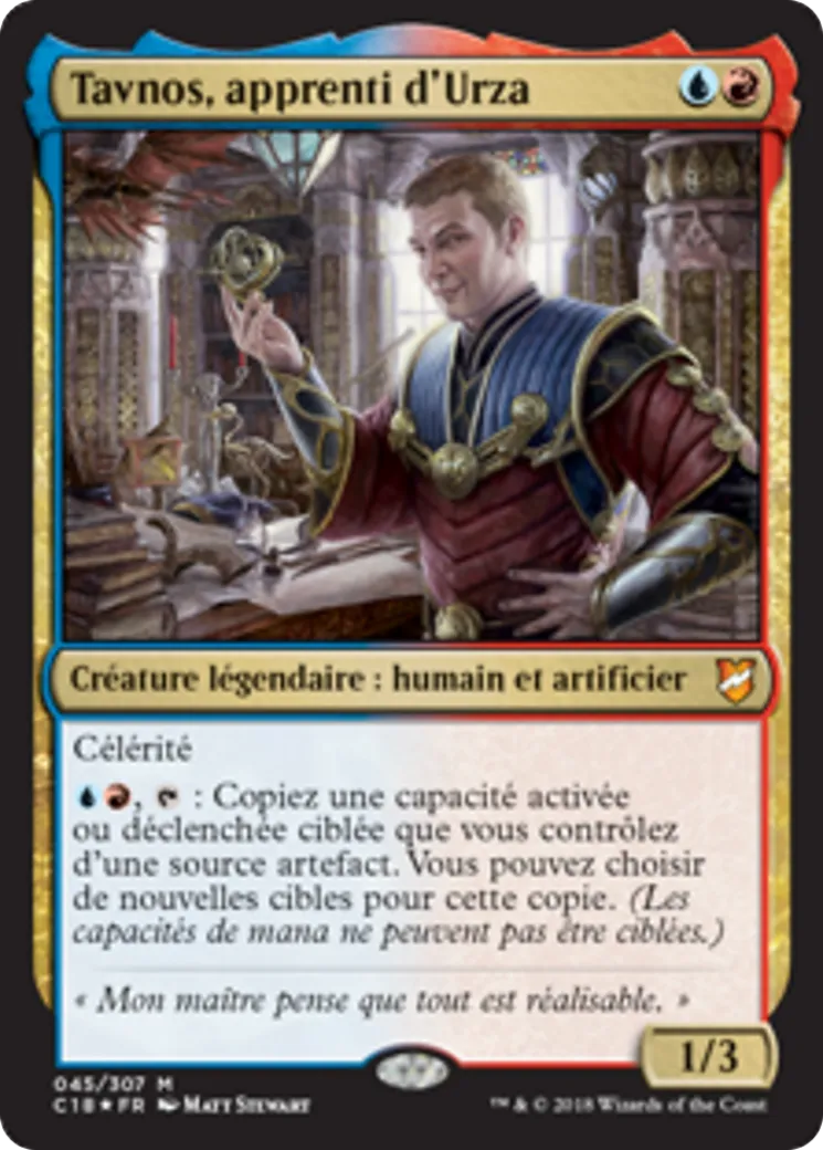 Tavnos, apprenti d'Urza — Commander 2018 — Magic: The Gathering