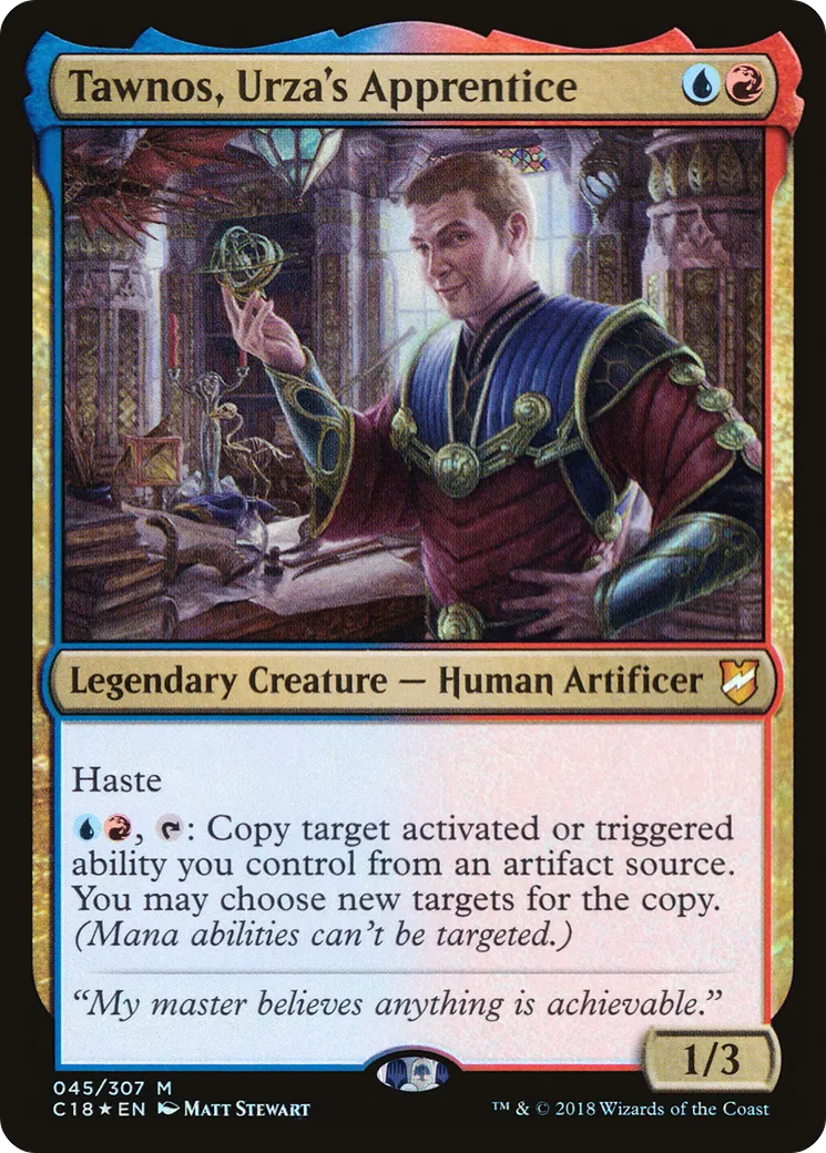 Tawnos, Urza's Apprentice — Commander 2018 — Magic: The Gathering
