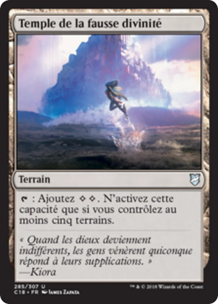Temple de la fausse divinité — Commander 2018 — Magic: The Gathering