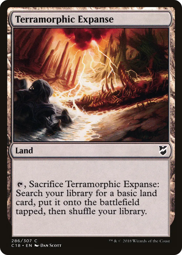 Immensité terramorphe — Commander 2018 — Magic: The Gathering