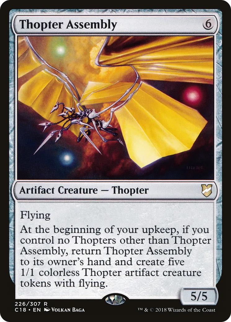 Thopter Assembly — Commander 2018 — Magic: The Gathering