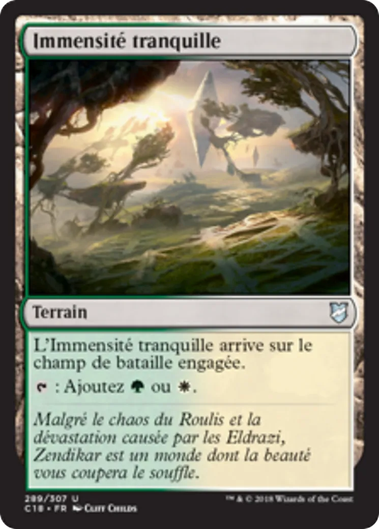 Immensité tranquille — Commander 2018 — Magic: The Gathering