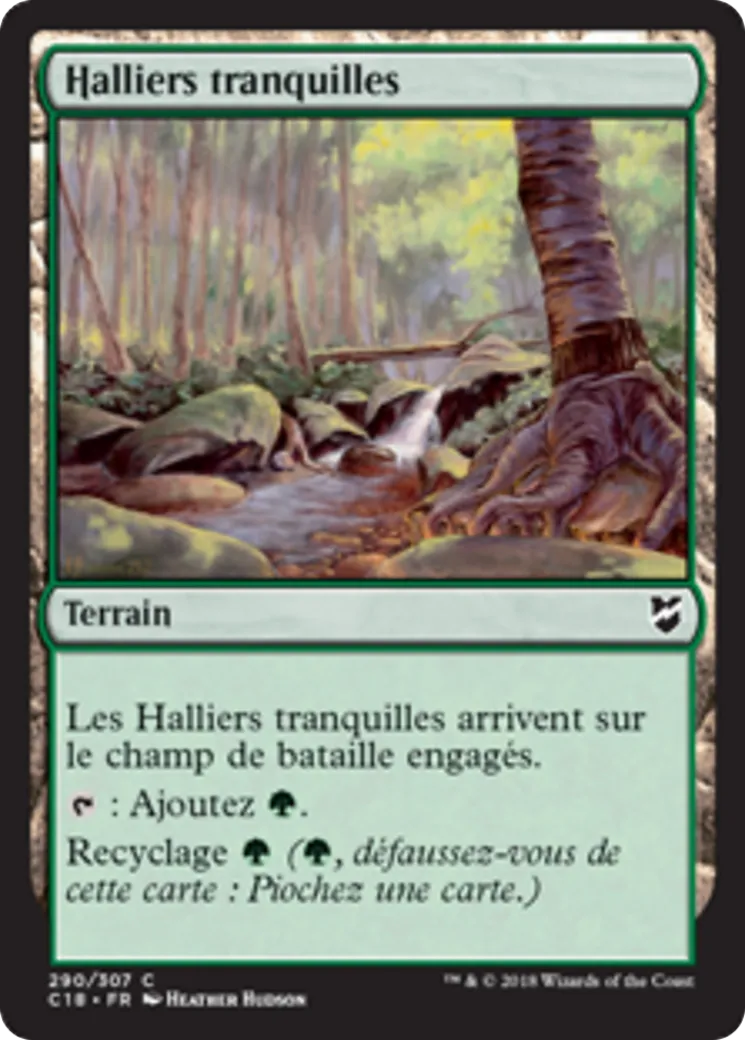 Halliers tranquilles — Commander 2018 — Magic: The Gathering