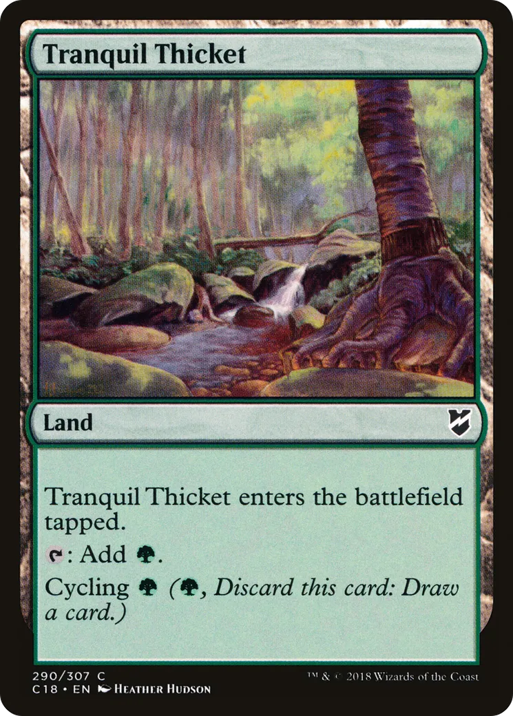 Halliers tranquilles — Commander 2018 — Magic: The Gathering