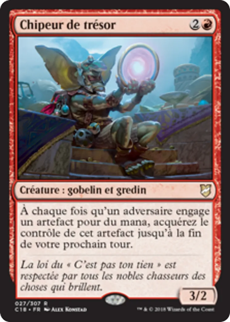 Chipeur de trésor — Commander 2018 — Magic: The Gathering