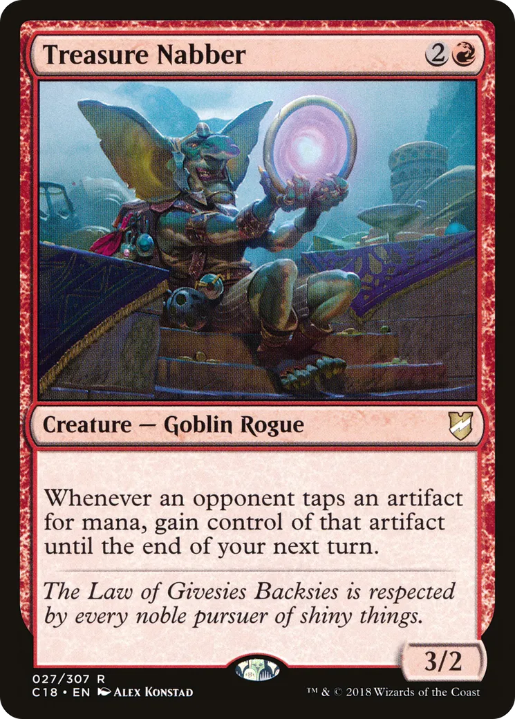 Treasure Nabber from Commander 2018 - Magic: The Gathering