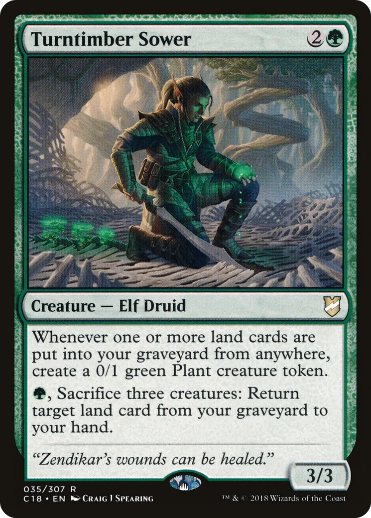 Turntimber Sower — Commander 2018 — Magic: The Gathering