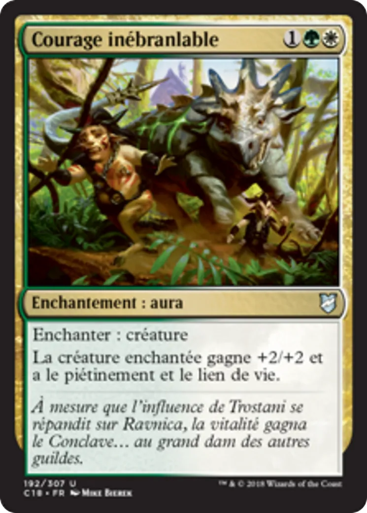 Courage inébranlable — Commander 2018 — Magic: The Gathering