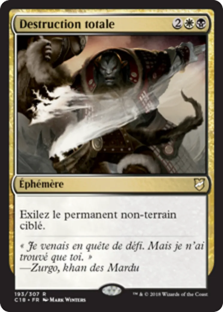Destruction totale — Commander 2018 — Magic: The Gathering