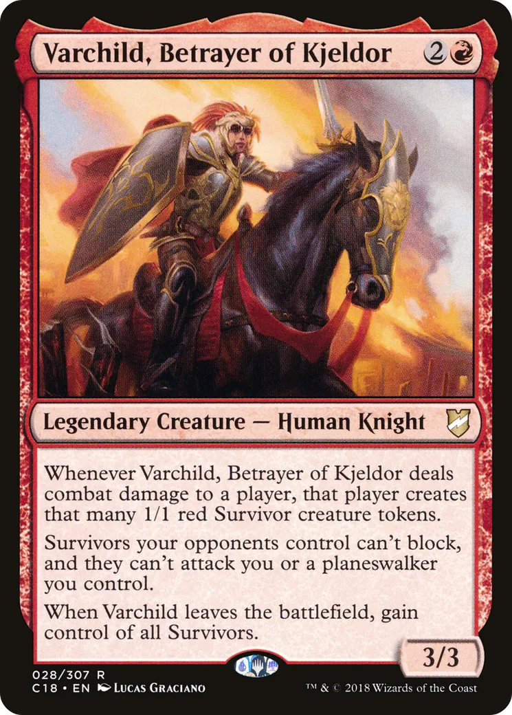 Varchild, Betrayer of Kjeldor — Commander 2018 — Magic: The Gathering