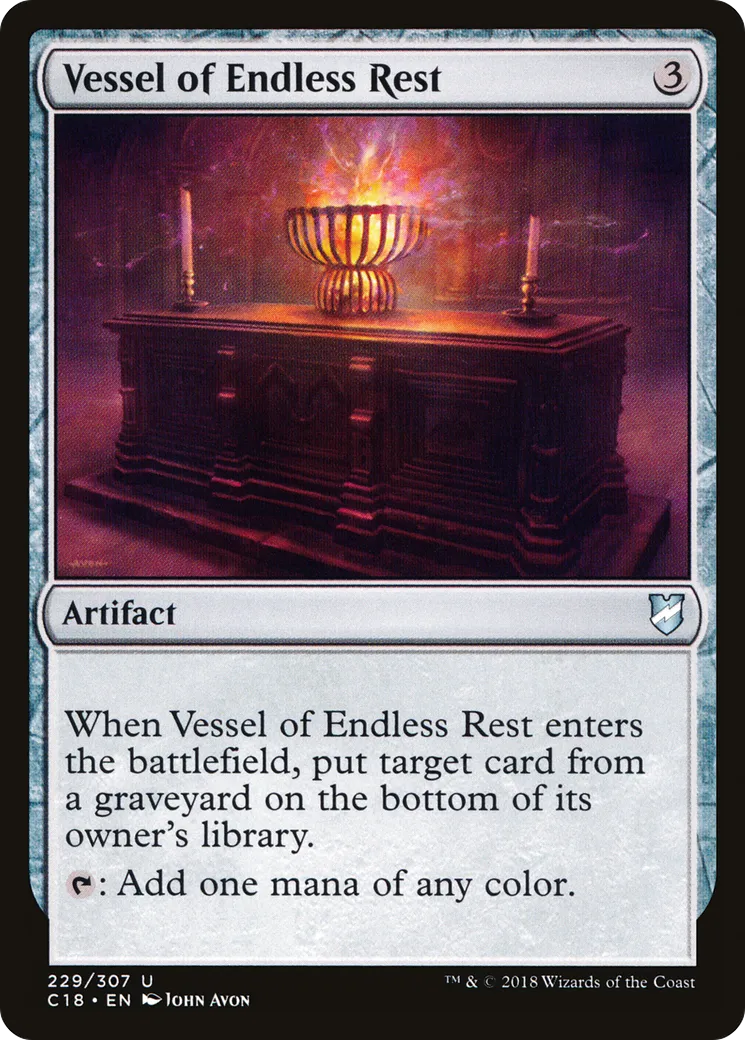 Vessel of Endless Rest — Commander 2018 — Magic: The Gathering