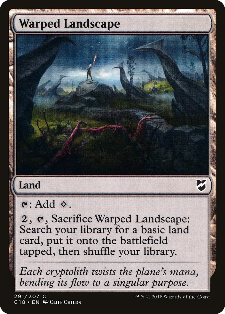 Paysage difforme — Commander 2018 — Magic: The Gathering