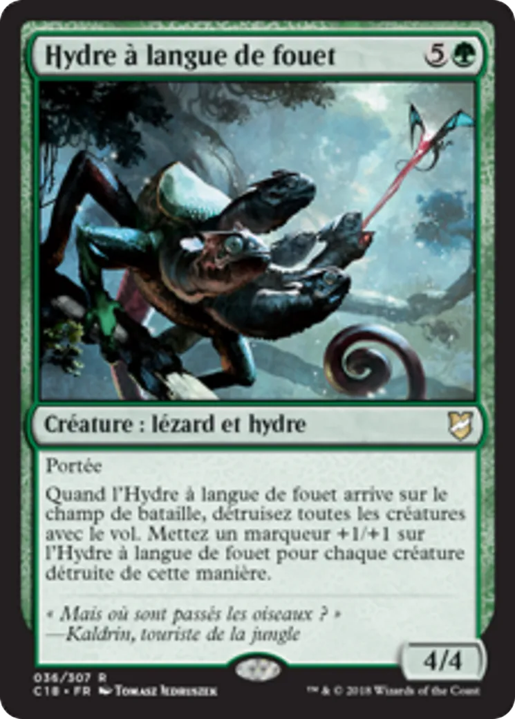 Hydre à langue de fouet — Commander 2018 — Magic: The Gathering