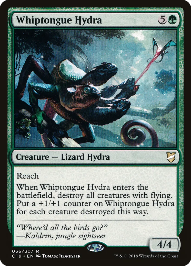 Whiptongue Hydra — Commander 2018 — Magic: The Gathering