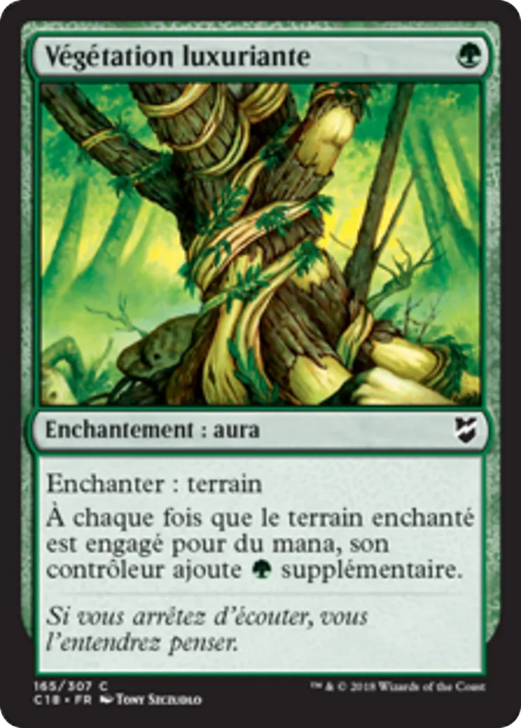 Végétation luxuriante — Commander 2018 — Magic: The Gathering