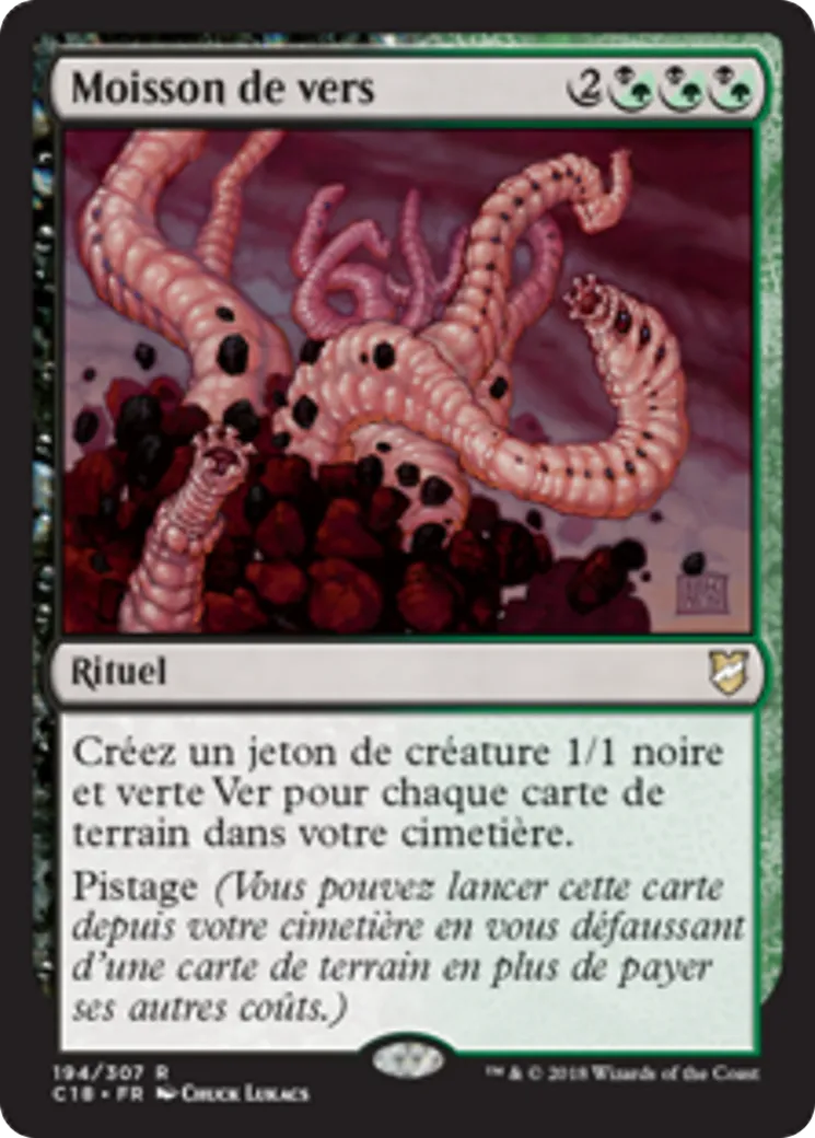 Moisson de vers — Commander 2018 — Magic: The Gathering