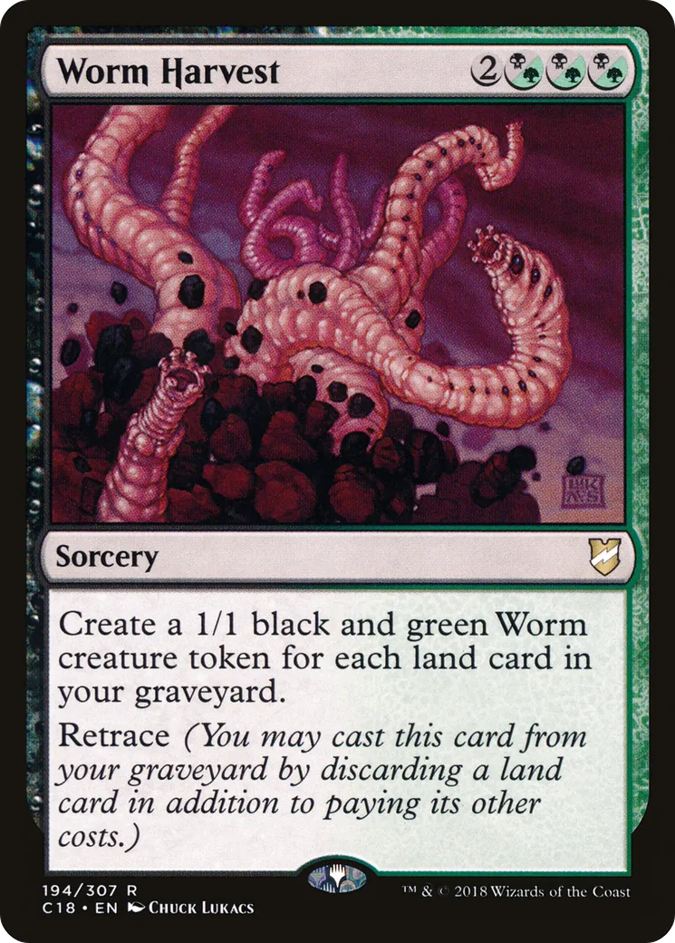 Moisson de vers — Commander 2018 — Magic: The Gathering